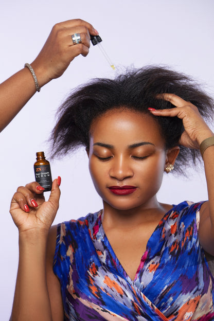 Hair growth serum with rosemary and castor oil