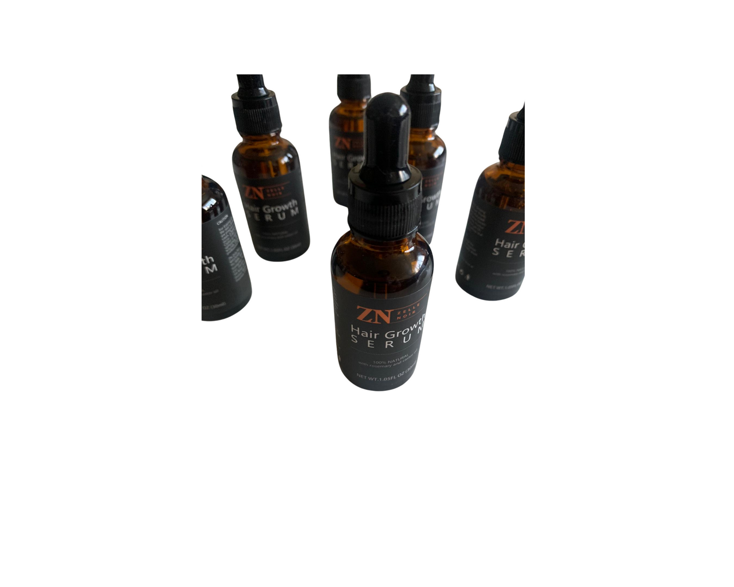 Hair growth serum with rosemary and castor oil